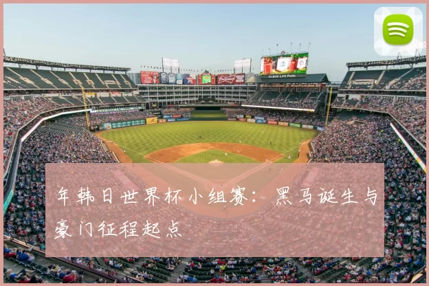 年韩日世界杯小组赛：黑马诞生与豪门征程起点