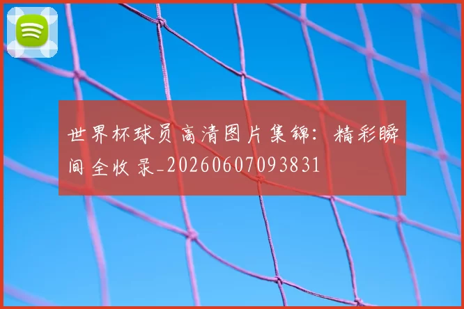 世界杯球员高清图片集锦：精彩瞬间全收录_20260607093831