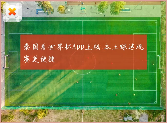 泰国看世界杯App上线 本土球迷观赛更便捷
