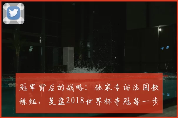 冠军背后的战略：独家专访法国教练组，复盘2018世界杯夺冠每一步